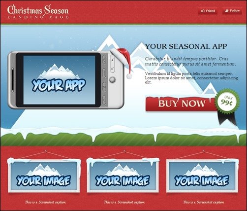 Christma-Season-landing-page-templates