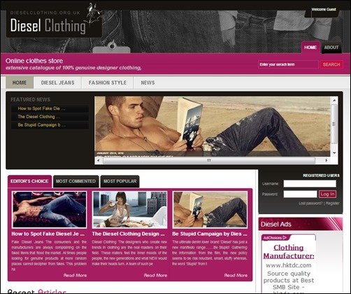 Diesel-Clothing-ecommerce-wordpress-themes
