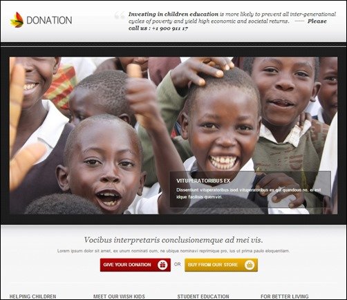 Donation-landing-page-templates