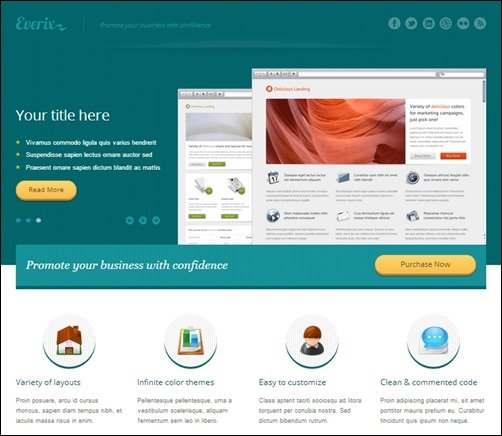 Everix-landing-page-templates