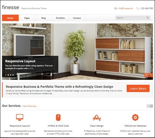 Finesse-drupal-7-themes