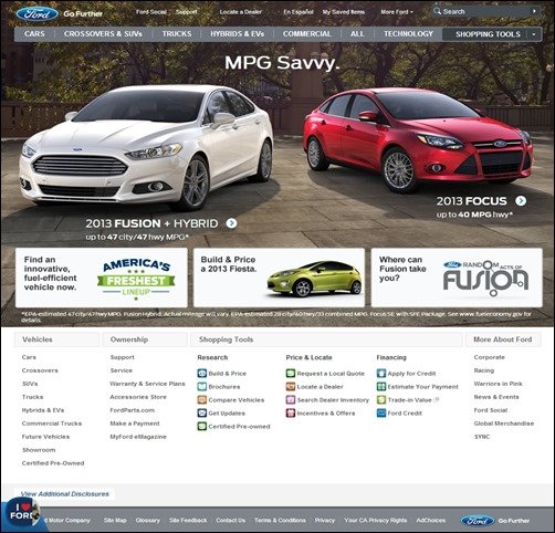 Ford-corporate-web-design