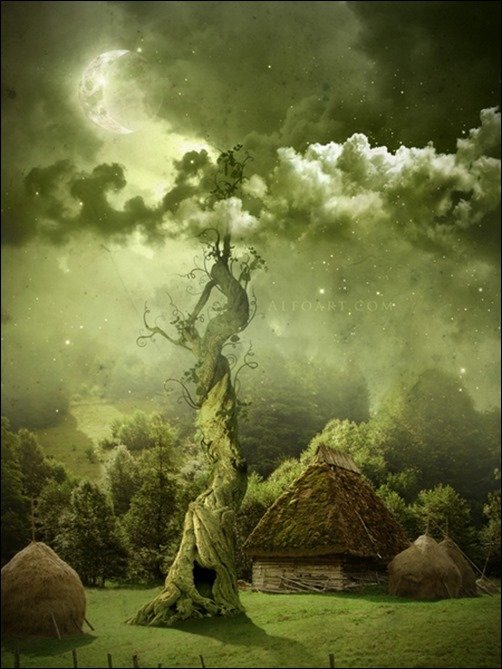 Green-Landscape-Beanstalk-cool-photoshop-tutorials Green-Landscape-Beanstalk-cool-photoshop-tutorials
