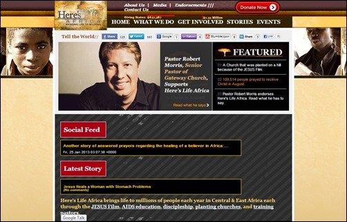 Here's-Life-Africa-nonprofit-website