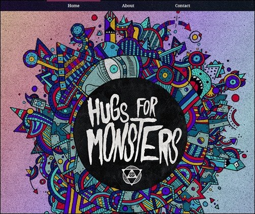 Hugs-for-Monsters-web-designs
