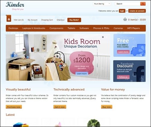 Kinder-opencart-templates