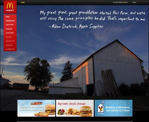 Mcdonalds-great-looking-websites
