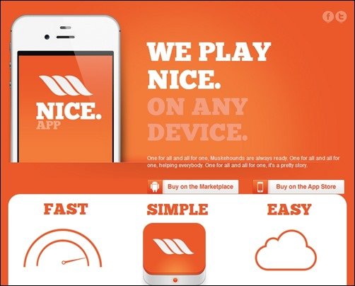 Nice-app-landing-page-templates