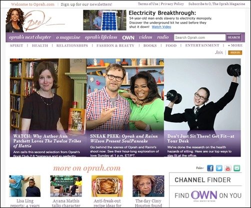 Oprah-corporate-web-design