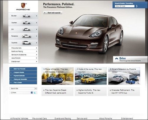 Porsche-corporate-web-design