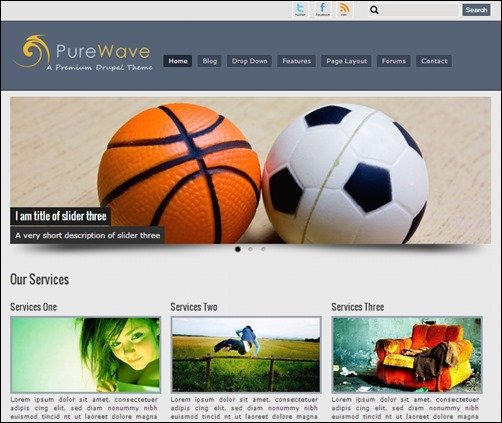 Pure-Wave-drupal-7-themes