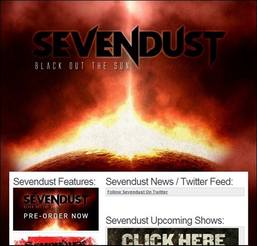 Sevendust-band-websites
