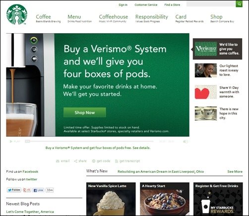 Starbucks-Coffee-corporate-web-design