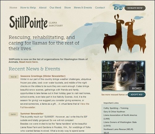 StillPoint-Llama-Sanctuary-nonprofit-website
