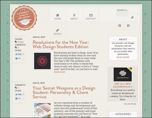 Student-Guide-to-Web-Design-personal-blog