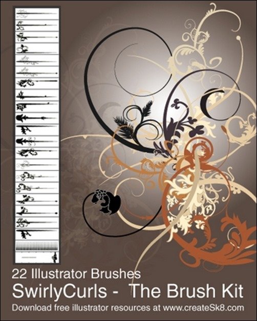 Swirly-Curls---Sick-Brush-Kit-illustrator-brush Swirly-Curls---Sick-Brush-Kit-illustrator-brush