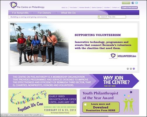 The-Centre-on-Philantrophy-nonprofit-website