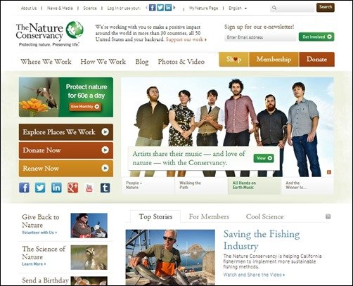 The-Nature-Conservancy-nonprofit-website