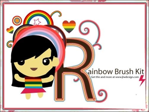 The-Rainbow-Brush-Kit-illustrator-brush The-Rainbow-Brush-Kit-illustrator-brush