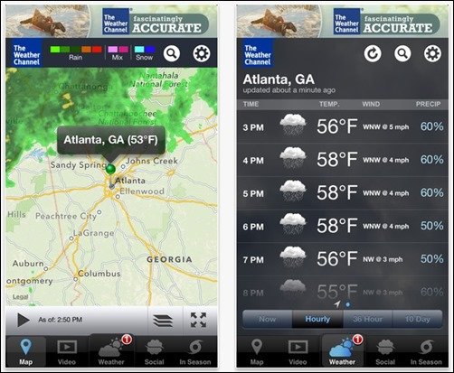 The-Weather-Channel-weather-apps-for-iphone