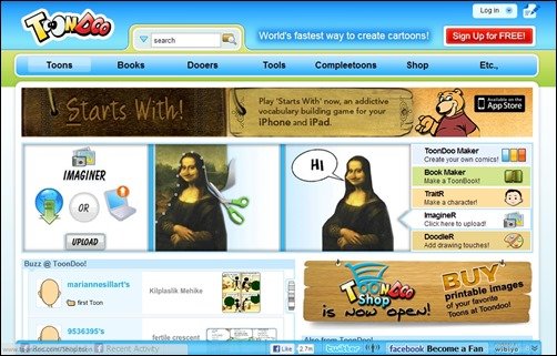 Toondoo-create-a-cartoon