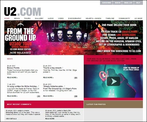 U2-best-band-websites