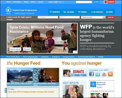 World-Food-Programme-nonprofit-website