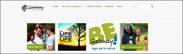 church websites