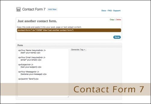 contact form 7