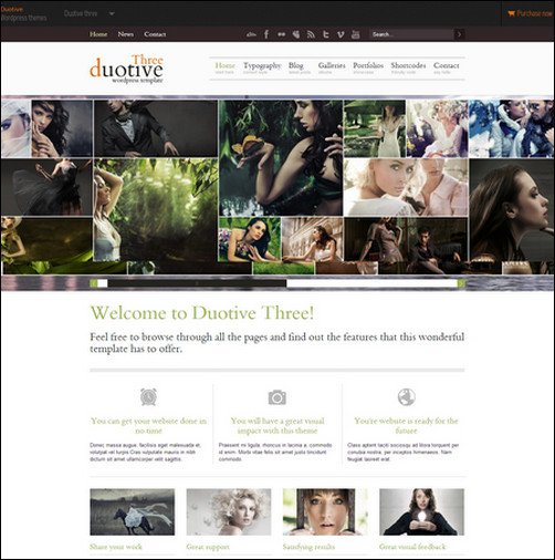 duotive three WordPress Photography Themes