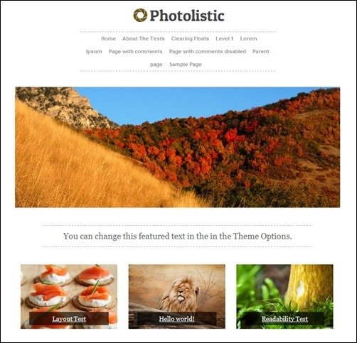 photolistic WordPress Photography Themes