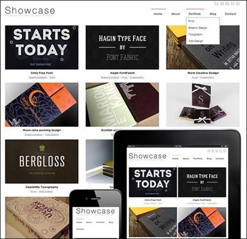 showcase WordPress Photography Themes