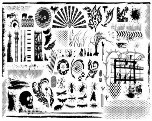 Black-and-White-Design-Elements-black-and-white-floral-pattern Black-and-White-Design-Elements-black-and-white-floral-pattern
