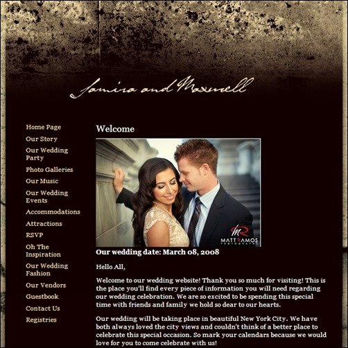 Concrete-wedding-website-templates