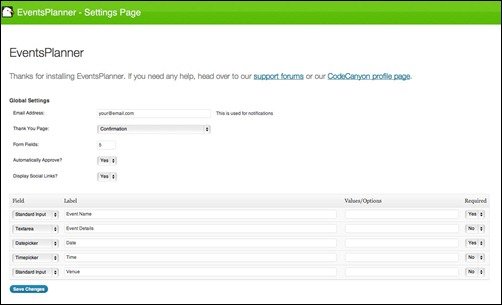 EventsPlanner