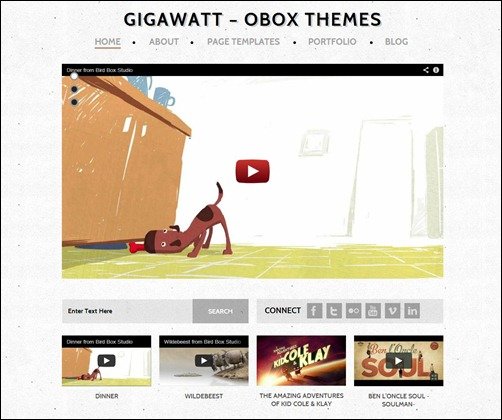Gigawatt[ wordpress video theme