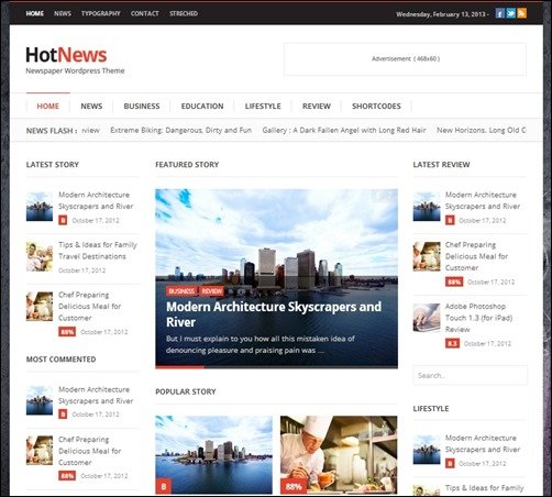 HotNews-wordpress-news-themes