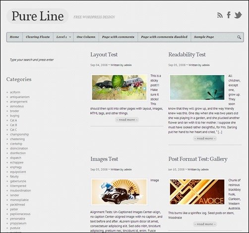 Pure-Line-free-wordpress-magazine-themes