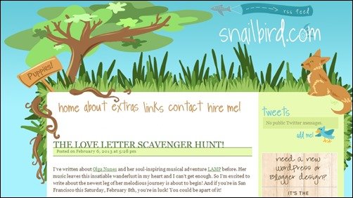 Snail-Bird-header-design Snail-Bird-header-design