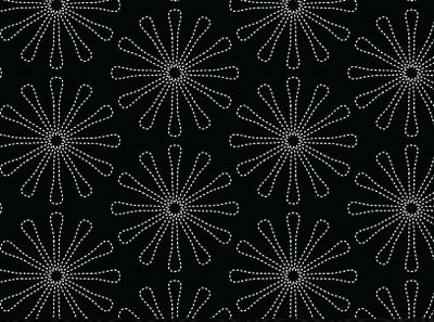 black floral