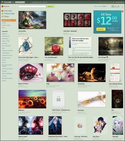 devianart sell photos online
