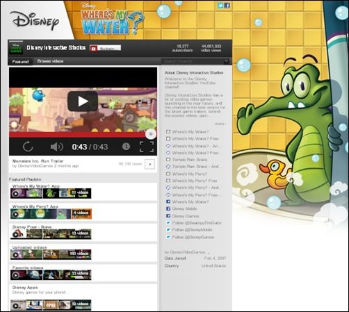 disneys cool youtube backgrounds