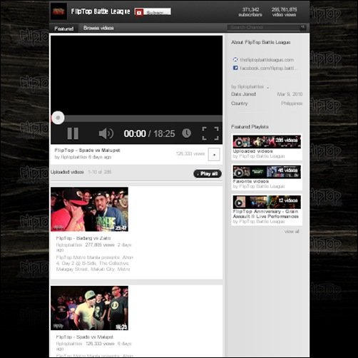 fliptop cool youtube backgrounds