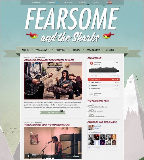 indie-fest retro wordpress theme