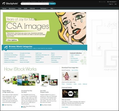 istockphoto sell photos online