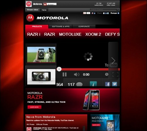 motorola cool youtube backgrounds