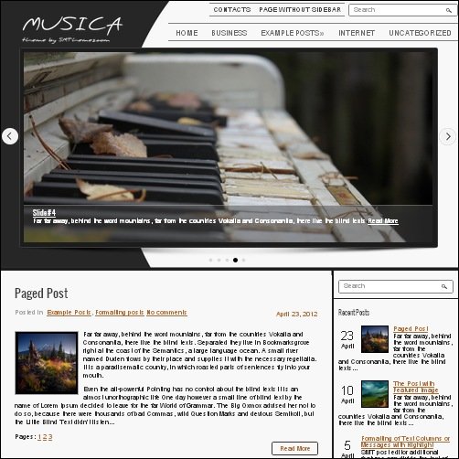 musica wordpress music theme