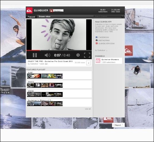 quicksilver cool youtube backgrounds