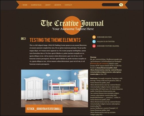 retro wordpress theme