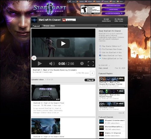 starcraft cool youtube backgrounds
